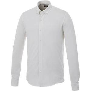 Chemise publicitaire maille piquée homme Bigelow Blanc