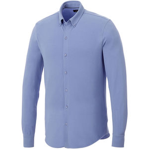 Chemise publicitaire maille piquée homme Bigelow Bleu clair