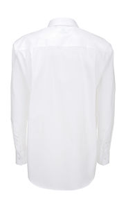 Chemise publicitaire homme manches longues popeline | Heritage LSL men Poplin White