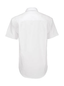 Chemise publicitaire homme manches courtes | Oxford SSL men White