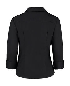 Chemisier publicitaire femme manches longues cintré | Chalfont  Black