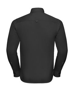 Chemise homme manches longues twill publicitaire | Vauquelin Black