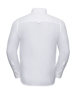 Chemise homme manches longues twill publicitaire | Vauquelin White