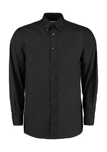 Chemise publicitaire homme manches longues cintrée | Mursley Black