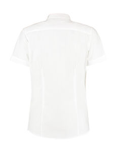 Chemisier personnalisé femme manches courtes cintré | Claydon White