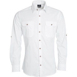 Qagoo | Chemise publicitaire Blanc