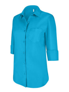 Toyo | Chemise publicitaire Turquoise