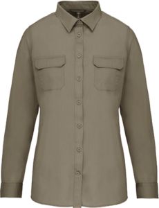 Chemise femme personnalisable | Adal Light Khaki