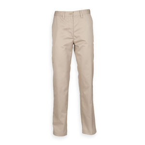 Pantalon entreprise Ladies' 65/35 Chino Trousers HY641 Stone