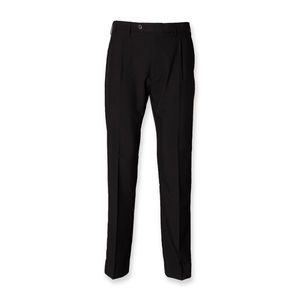 Chemises entreprise SINGLE PLEAT MEN'S TROUSERS HY603 Black