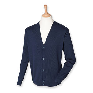 Chemises pub MENS V CARDIGAN HY722 Marine