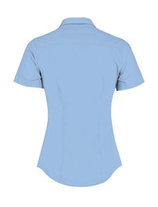 Chemisier personnalisé femme manches courtes cintré | Waddesdon Light Blue