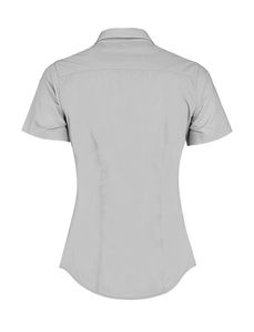 Chemisier personnalisé femme manches courtes cintré | Waddesdon Light Grey