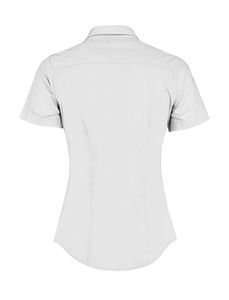 Chemisier personnalisé femme manches courtes cintré | Waddesdon White