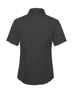 Chemise femme manches courtes oxford personnalisée | Ladies Oxford Shirt SS Black