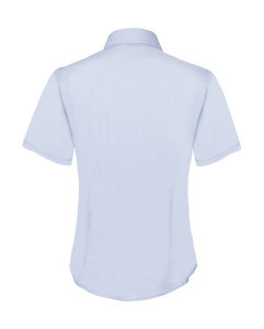Chemise femme manches courtes oxford personnalisée | Ladies Oxford Shirt SS Oxford Blue