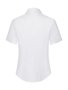 Chemise femme manches courtes oxford personnalisée | Ladies Oxford Shirt SS White