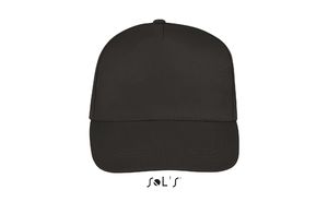 Casquette personnalisée 5 panneaux | Buzz Gris foncé