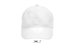 Casquette personnalisée 6 panneaux | Meteor Blanc