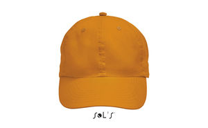 Casquette personnalisée 6 panneaux | Meteor Orange fluo