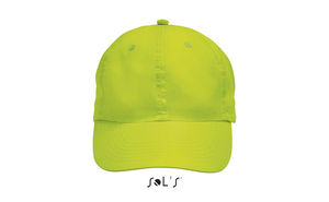 Casquette personnalisée 6 panneaux | Meteor Vert fluo