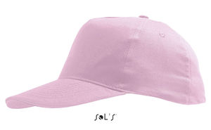 Casquette publicitaire enfant 5 panneaux | Sunny Kids Rose