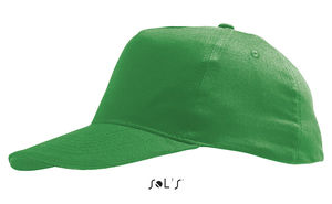 Casquette publicitaire enfant 5 panneaux | Sunny Kids Vert prairie