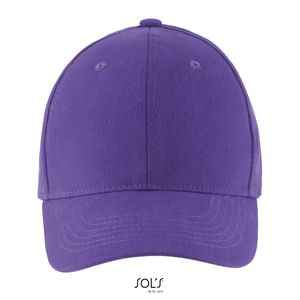 Casquette publicitaire 6 panneaux | Buffalo Violet foncé