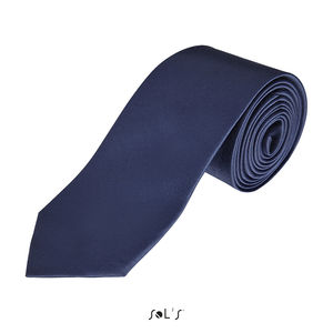 Cravate publicitaire en satin de polyester | Garner French marine