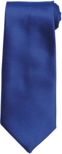 Horizontal Stripe | Cravate publicitaire Royal Blue