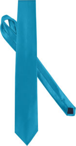 Pyqy | Cravate publicitaire Bleu tropical