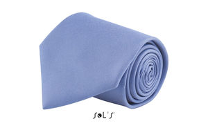 Cravate publicitaire | Globe Bleu moyen
