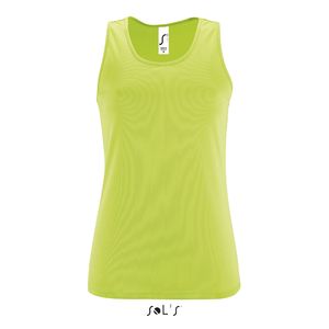 Débardeur personnalisé sport femme | Sporty TT Women Vert pomme