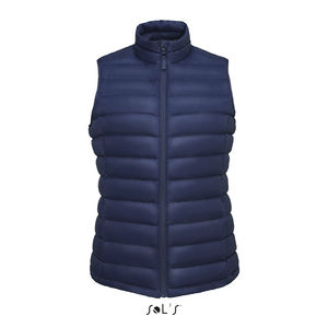 Doudoune publicitaire ultra light sans manches | Wilson BW Women French marine