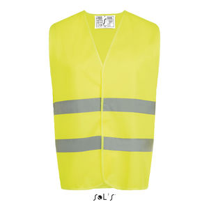 Gilet personnalisé de securité unisexe | Secure Pro Jaune fluo