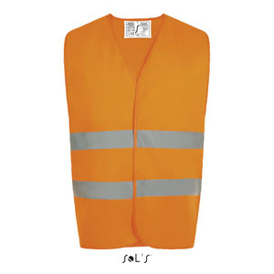 Gilet personnalisé de securité unisexe | Secure Pro Orange fluo