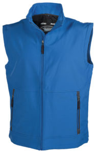 Gilet Soft-Shell homme publicitaire | Fastnet Azure