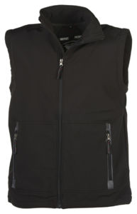 Gilet Soft-Shell homme publicitaire | Fastnet Black