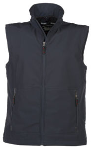 Gilet Soft-Shell homme publicitaire | Fastnet Titanium