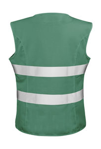 Gilet fluo femme publicitaire sans manches et cintré | Women`s Hi-Viz Tabard Paramedic Green