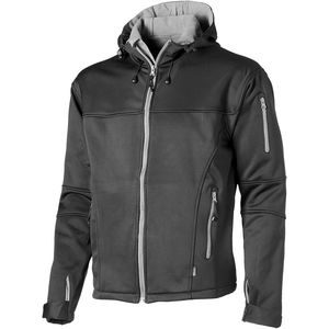 Veste publicitaire softshell Match Noir