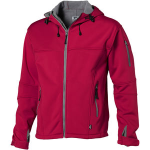 Veste publicitaire softshell Match Rouge