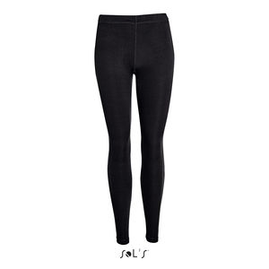 Legging publicitaire running femme | London Women Noir