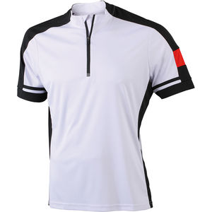 Maillot Cycliste Publicitaire - Buke Blanc