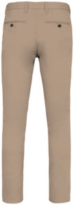 Pantalon chino personnalisé GOTS homme Wet sand