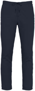 Pantalon entrprise écologique en lin et coton bio homme Navy Blue