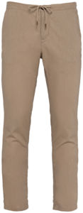 Pantalon entrprise écologique en lin et coton bio homme Wet sand