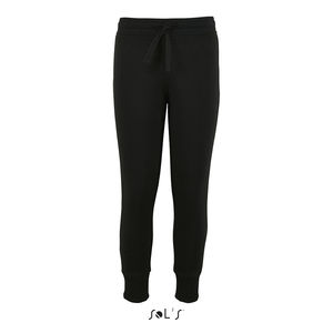 Pantalon jogging personnalisé enfant coupe slim | Jake Kids Noir