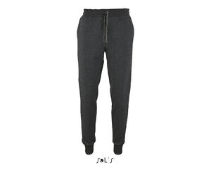 Pantalon jogging publicitaire homme coupe slim | Jake Men Anthracite chiné