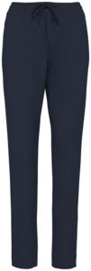Pantalon personnalisable écologique délavé en lyocell femme Washed navy blue